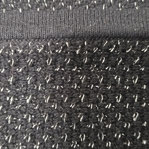 Zara-Knit Gold Metallic Thread Longline Open Front Cardigan Sweater-Size S - Picture 6 of 17